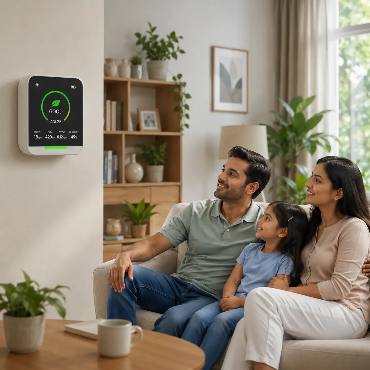 Indoor Air monitoring for family
